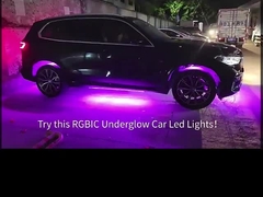 APP/Remote Control Car Underflow Light Kit RGB Underbody Underflow Atmosfera dell'auto flessibile sotto Glo
