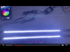 Universal ABS Car Interior Luci a LED impermeabile 56cm Car Flash Strobe Light Cavaliere Rider Scanner Li