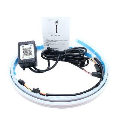Controllo di giorno automatico DRL di RGB APP delle luci correnti del tracciato impermeabile al neon 12 volt
