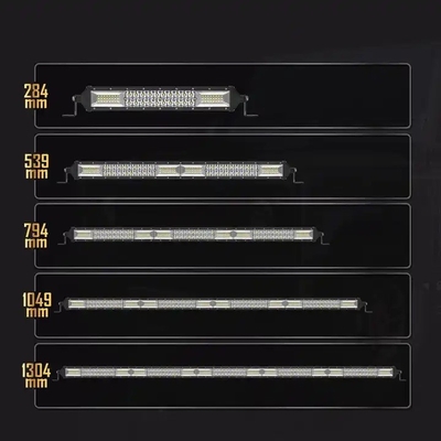 Barra di luce a doppia fila LED per auto 200W - 1000W Profilo in alluminio