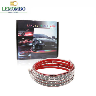 comprare Il RGB blu senza fili 12v ha condotto le luci automobilistiche della metropolitana al neon delle strisce della luce per le automobili 6W online manufacture