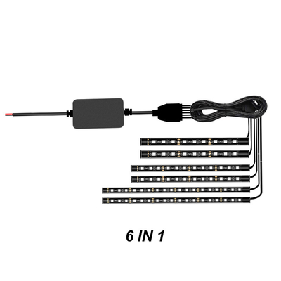 comprare Il motociclo Rgb ha condotto il neon di Kit Under Dash Decorate Atmosphere dell'automobile con la radio di APP online manufacture