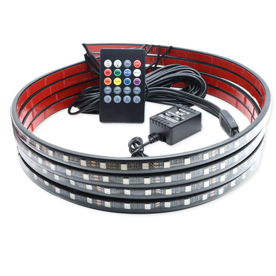 comprare Il faro variopinto dell'automobile di atmosfera di controllo di voce ha condotto la striscia la rf decorativa il Rgb 5050 online manufacture