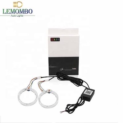 comprare L'interno dell'automobile degli anelli di alone di DRL RGB ha condotto le luci ambientali CCFL Angel Devil Eyes 80mm 95mm 105mm 110mm online manufacture