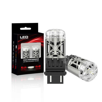 comprare Newest Innovative 3157 LED Car Light Bulbs 3156 BA15S 1600LM 12V 24V for Car Brake Stop Signal Reverse With 7035 Chip online manufacture