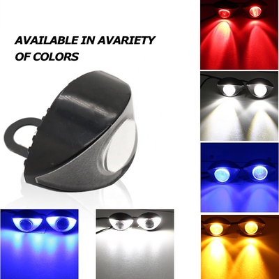 Fari su ordinazione Hawk Eye Lights 10SMD del motociclo LED di 300LM 6000K