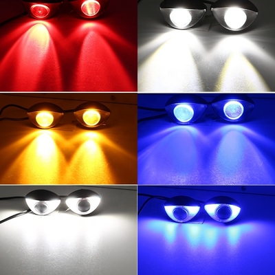 Fari su ordinazione Hawk Eye Lights 10SMD del motociclo LED di 300LM 6000K