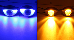 Fari su ordinazione Hawk Eye Lights 10SMD del motociclo LED di 300LM 6000K