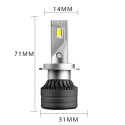 l'automobile ha condotto lampadina di giorno di stile np300 delle luci correnti della lampadina del faro dell'automobile 50W dei fari antinebbia H7 3570 del faro la nuova