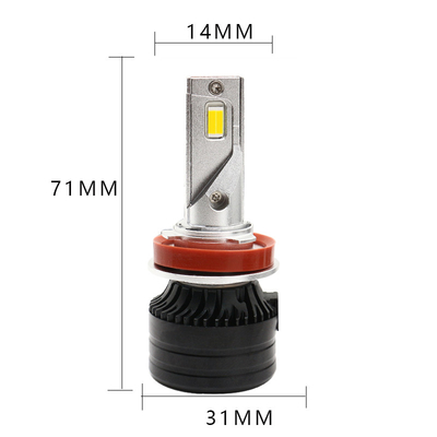 Fari antinebbia principali più luminosi universali 12-24V 30w Cree Headlight di H11 H8 50W 5730