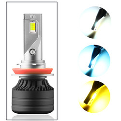 Lampada modificata A automobilistica del foglight 12-36V del faro LED della testa dell'automobile dei fari in tricromia della luce LED H11