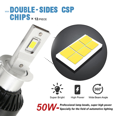 Sistema del prodotto della lampadina della testa dei fari H3 6500K 12-36V LED dell'automobile ed il proiettore fendinebbia di 3000LM 30W