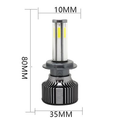 N6 le automobili H4 hanno condotto il faro 6 che il punto culminante laterale ha modificato la lampadina del faro H11