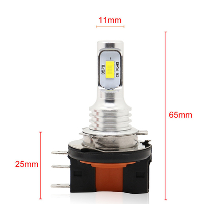 Fari automobilistici delle lampade alogene del faro DRL di Luces Para Carros H15 LED