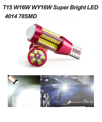 Fari dell'automobile più luminosi LED delle luci inverse automobilistiche del faro 4014 di T15 W16W LED Canbus