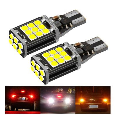 Freno senza errori automobilistico di Canbus dei segnali di giro del ODM 3030 T15 LED che inverte per le automobili