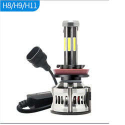 8 faro automobilistico 6000K 360 Canbus dei lati H1 H3 H4 H7 9005 9006 LED