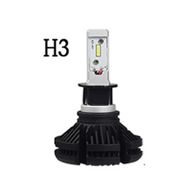 Faro antinebbia Fanless H4 H7 H11 9005 9006 LED del faro automobilistico di X3