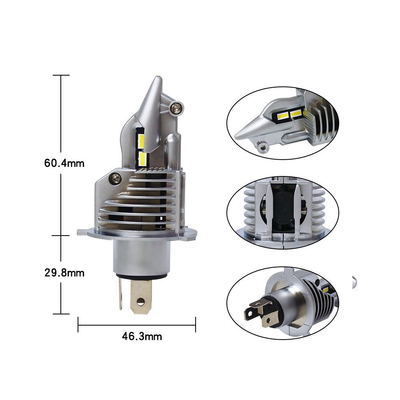 Mini Fighter H4 ha condotto il faro per il fan dell'automobile che raffredda il sistema di illuminazione automatico 40W 9V-48V 8000lm