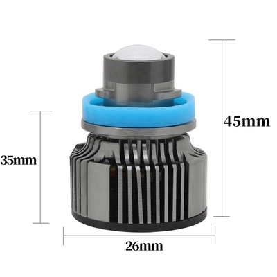 Luce abbagliante automobilistica della lampada del punto del faro H7 H11 della nebbia luminosa eccellente LED