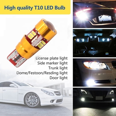 lampadine dell'automobile 27SMD di 12V Canbus T10 3014 LED per la cupola dei camion che legge la luce di parcheggio della riserva