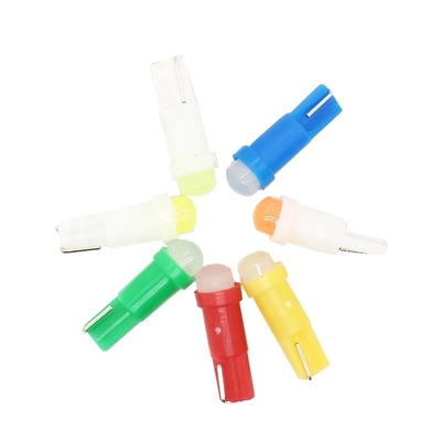 12v ha condotto gli indicatori luminosi per la PANNOCCHIA 1SMD LED rosso/verde/giallo/blu/bianco di 3D delle automobili T5