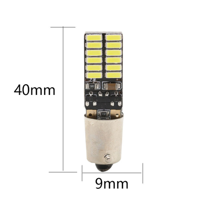 La larghezza automobilistica delle lampadine di BA9S 4014 24SMD LED ha condotto l'indicatore luminoso 12V