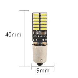 La larghezza automobilistica delle lampadine di BA9S 4014 24SMD LED ha condotto l'indicatore luminoso 12V