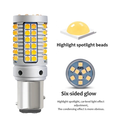 l'auto di 69smd Ba15s ha condotto le luci di segnalazione 23w Canbus di giro 7440 3030