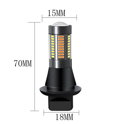 Le luci di segnalazione di giro del freno di T20 CANUBS LED 7440 4014 66SMD hanno condotto le luci correnti di giorno