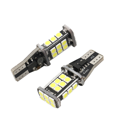 Il faro 12V di T15 3030 24SMD Canbus LED evidenzia l'inversione della luce dell'angolo dell'automobile