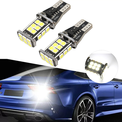 Il faro 12V di T15 3030 24SMD Canbus LED evidenzia l'inversione della luce dell'angolo dell'automobile