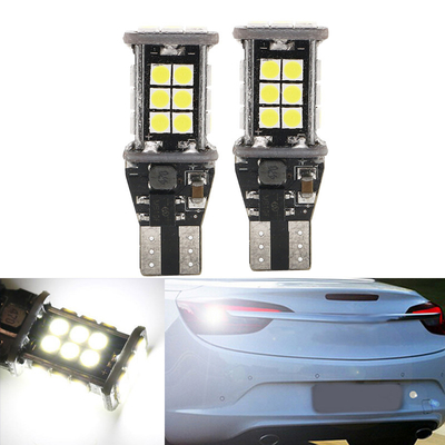 Il faro 12V di T15 3030 24SMD Canbus LED evidenzia l'inversione della luce dell'angolo dell'automobile