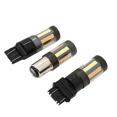 Il LED frena le luci di segnalazione 1157 di giro 3157 7443 4014 tracciato giallo bianco di colore doppio 66SMD 12V