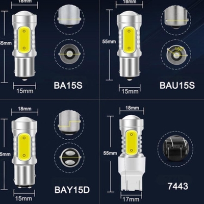 luci di segnalazione universali automatiche di giro del freno di 6000K LED per l'automobile 7.5W 12V