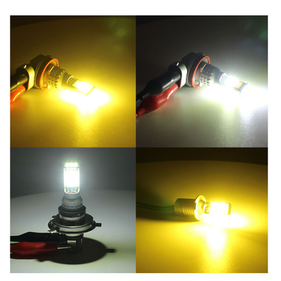 Colore universale H11 leggero 9006 dei fari antinebbia due dell'automobile di alto potere 881 H3 H8 H7 3030