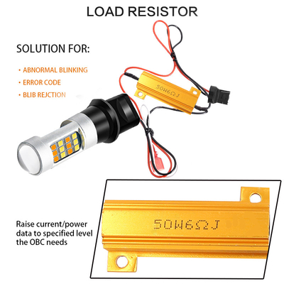 Il segnale delle lampadine T20 1157Turn di 42SMD LED ha condotto le luci per la luce dei freni dell'automobile con la funzione dello stroboscopio