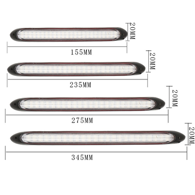 2 correre di giorno flessibile sequenziale della banda a tubo del faro LED dell'automobile di colore DRL