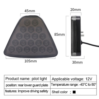 1000lm ha modificato il chip istantaneo d'avvertimento a distanza pilota della luce 2835 LED della coda di Car Lights RGB