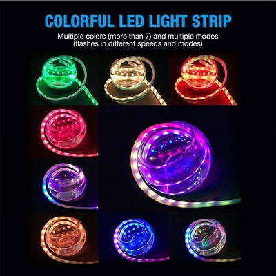 Tracciato impermeabile al neon universale leggero corrente RGB di tempo di giorno di controllo DRL LED di APP