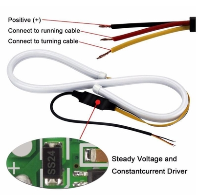 Il veicolo sequenziale molle DRL 12v ha condotto le luci correnti di giorno 6500K 10W