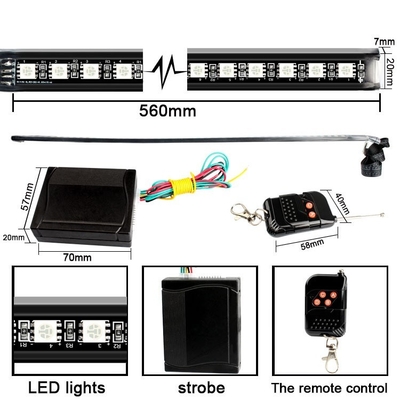 Telecomando impermeabile di DC12V SMD5050 Kitt Car Light Bar With