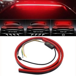 Supporto infiammante rosso flessibile della terza della luce dei freni della banda a tubo del faro LED dell'automobile alto coda della parte posteriore
