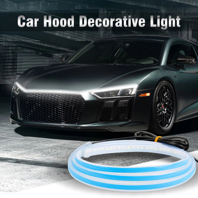 luci impermeabili flessibili DRL della guida di flusso del freno del segnale di giro della banda a tubo del faro LED dell'automobile di 2pcs 12V