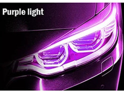 luce 2pcs della guida di flusso del freno della banda a tubo del faro LED dell'automobile di giorno di 30cm 45cm 60cm