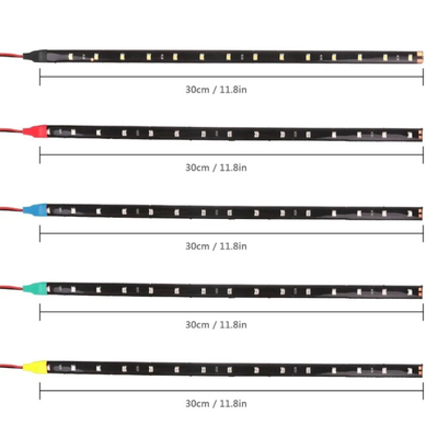 luce di avvertimento di emergenza della toppa della banda a tubo del faro LED dell'automobile di 30cm 3528