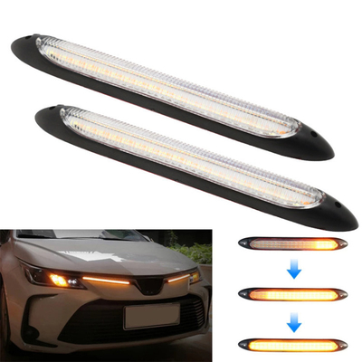 Il faro d'avvertimento dell'automobile di emergenza di Drl ha condotto il segnale di giro della fiamma di colore della metropolitana due