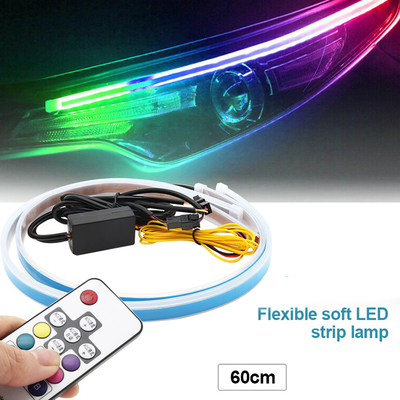 La banda a tubo principale faro impermeabile di 5050 automobili/coda principale accende le strisce 45cm 60cm