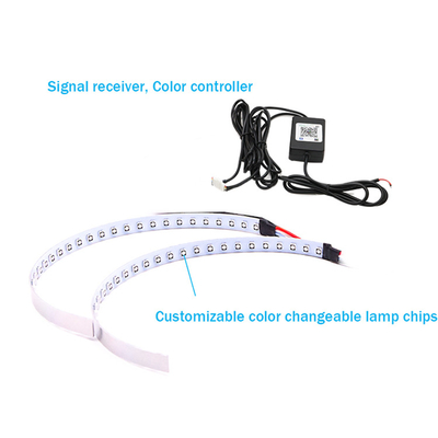 Le luci ambientali APP dell'automobile del IP 67 LED controllano il corredo degli anelli di alone del demone di grado SMD di Angel Eye Kits 360 del faro