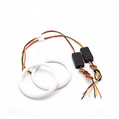 4014 il colore doppio leggero corrente ambientale delle luci 60mm DRL dell'automobile del LED ha condotto Angel Eyes Kit